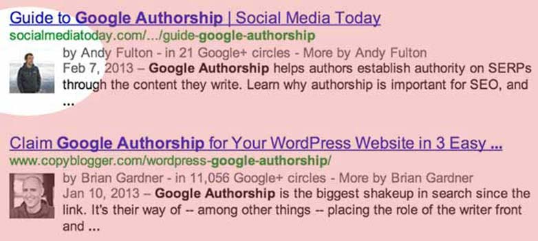 google-authorship